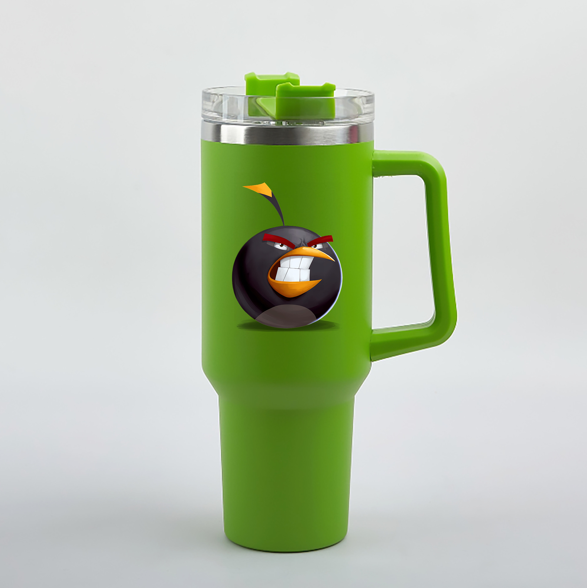 （画像用） Angry Birds アングリーバード 1200mL車用タンブラー（カラープリント）